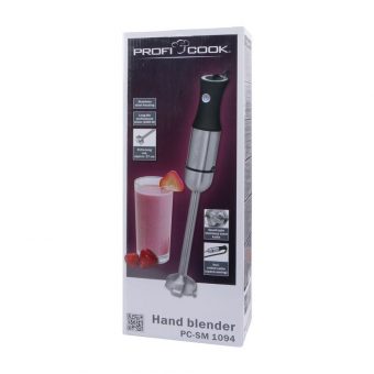 Profi Cook Hand Blender Stainless Steel Black PC-SM 1094 - Image 5