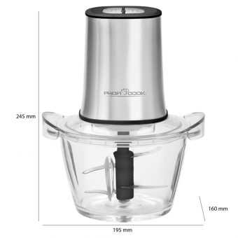 Profi Cook Multi Chopper Stainless Steel PC-MZ 1150 - Image 4
