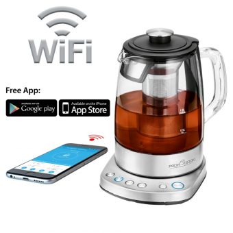 Profi Cook Glass Tea/Kettle WiFi Stainless Steel PC-WKS 1167 G - Image 4