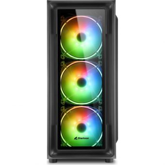 Sharkoon TK4 RGB Tempered Glass Midi Tower Black 25931010 - Image 6