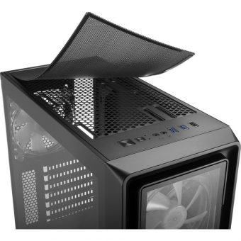 Sharkoon TK4 RGB Tempered Glass Midi Tower Black 25931010 - Image 8