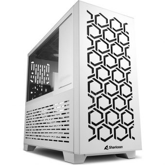 Sharkoon MS-Y1000 Tempered Glass Mini Tower White 34038206