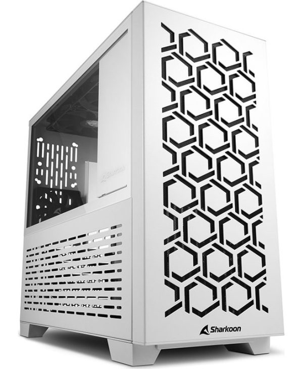 Sharkoon MS-Y1000 Tempered Glass Mini Tower White 34038206