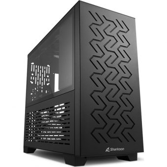 Sharkoon MS-Z1000 Tempered Glass Mini Tower Black 34038359