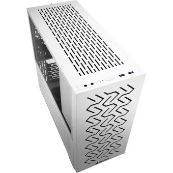 Sharkoon MS-Z1000 Tempered Glass Mini Tower White 34038522 - Image 2