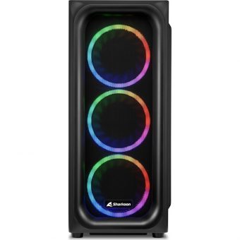 Sharkoon TK5M RGB Tempered Glass Midi Tower Mesh Black 36503112 - Image 6