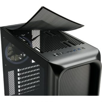 Sharkoon TK5M RGB Tempered Glass Midi Tower Mesh Black 36503112 - Image 8