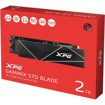 ADATA XPG Gammix S70 Blade 2TB M.2 2280 PCIe Gen4x4 AGAMMIXS70B-2T-CS - Image 5