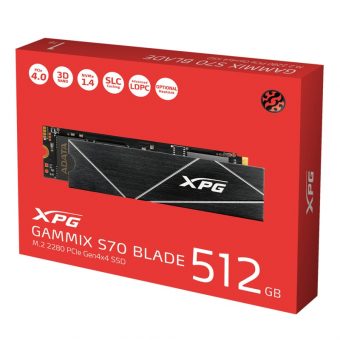 ADATA XPG Gammix S70 Blade 512GB M.2 2280 PCIe Gen4x4 AGAMMIXS70B-512G-CS - Image 5
