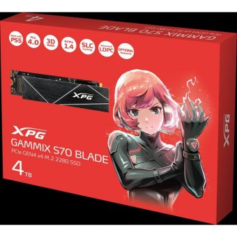 ADATA XPG Gammix S70 Blade 4TB M.2 2280 PCIe Gen4x4 AGAMMIXS70B-4T-CS - Image 5