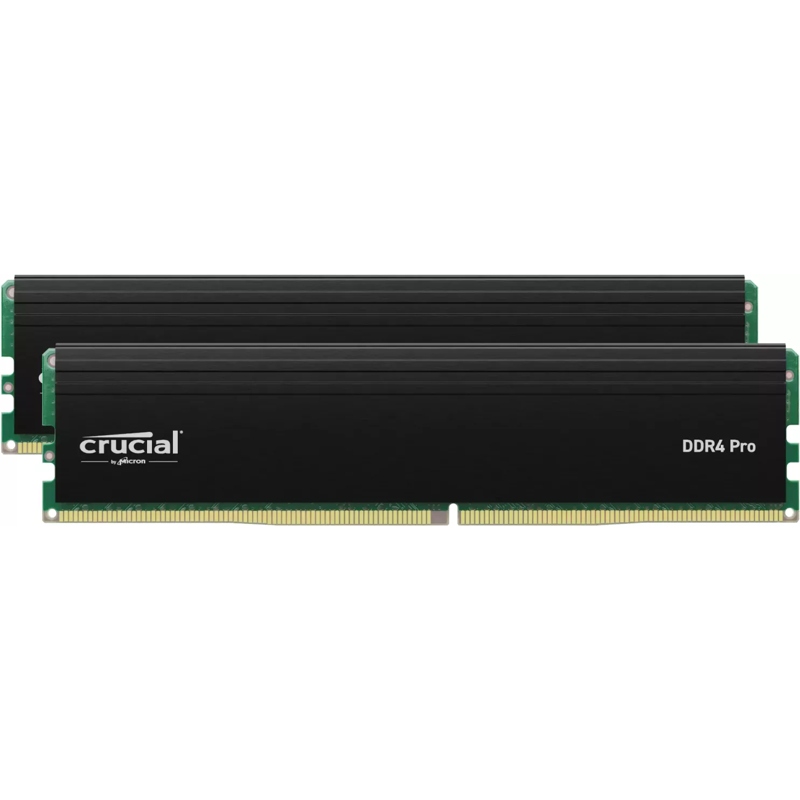 1 Crucial Pro 32GB (2x16GB) 3200MHz CL22 DDR4 Black CP2K16G4DFRA32A - Image 1