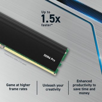 Crucial Pro 64GB (2x32GB) 3200MHz CL22 DDR4 Black CP2K32G4DFRA32A - Image 2