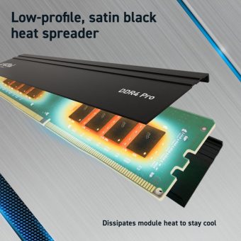 Crucial Pro 64GB (2x32GB) 3200MHz CL22 DDR4 Black CP2K32G4DFRA32A - Image 3