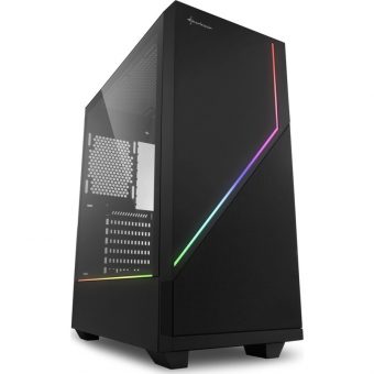Sharkoon RGB Flow Gaming Midi Tower Computer Case Black 20930144 - Image 2
