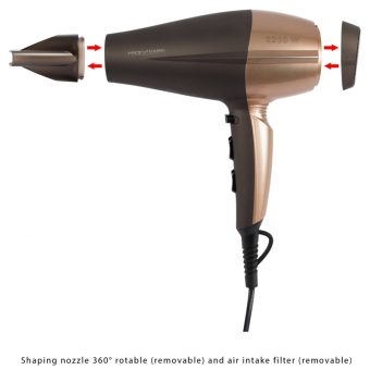 ProfiCare Professional Hair Dryer 2200W Brown PC-HT 3010 - Image 2