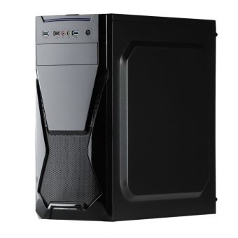 Akyga Computer Case Micro Tower Black AK13BK - Image 2