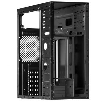 Akyga Computer Case Micro Tower Black AK13BK - Image 3