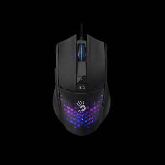 A4Tech Bloody L65 MAX RGB Honeycomb Gaming Mouse RGB 2000 Hz USB Black A4TMYS47113
