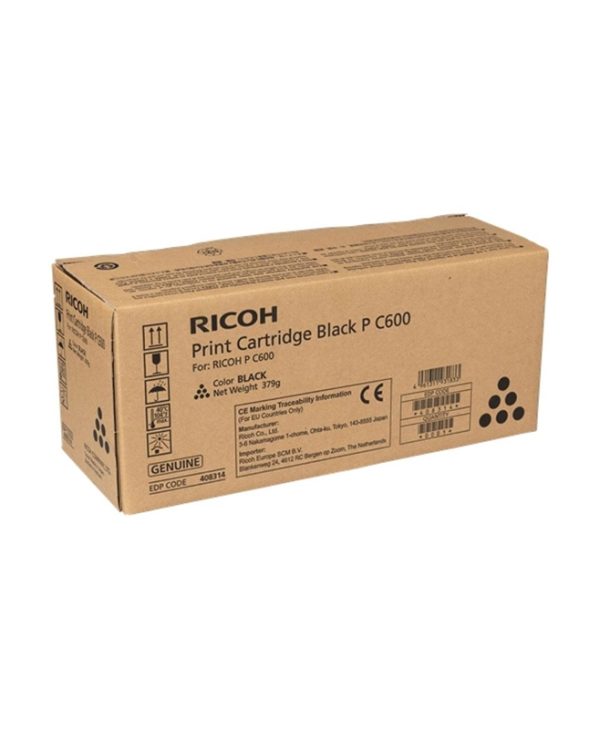 Ricoh  C600BK Toner 15K Pgs Black 408314