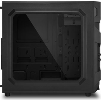 Sharkoon VG7-W RGB Acrylic Panel Midi Tower Case Black 18198226 - Image 2