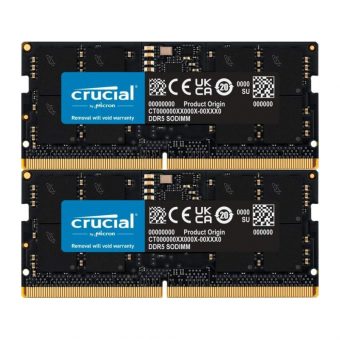 Crucial 32GB (2x16GB) 5600MHz CL46 DDR5 SO-DIMM CT2K16G56C46S5