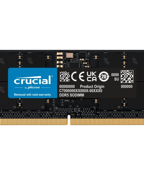 Crucial 16GB 5600MHz CL46 DDR5 SO-DIMM Tray CT16G56C46S5T