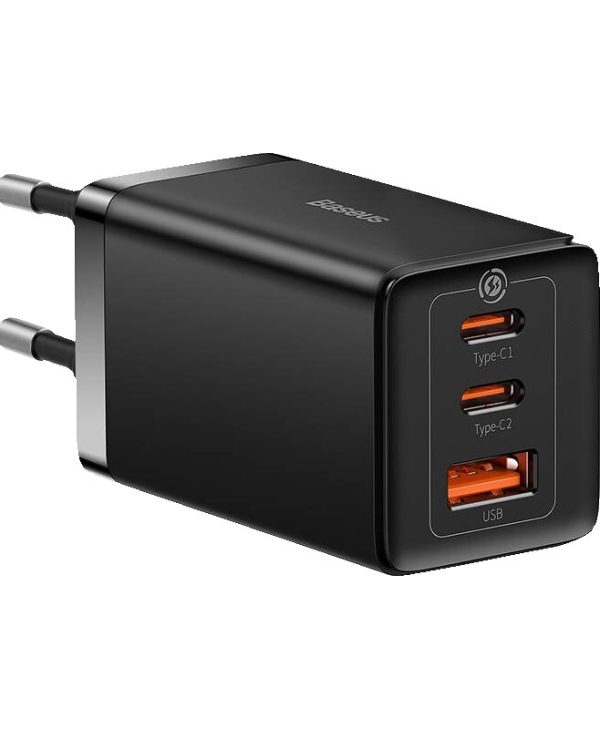 Baseus GaN5 Pro Wall Charger Without Cable 65W QC 3.0 Black CCGP120201