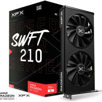 XFX Radeon RX 7600 SpeedSter Swift210 8GB GDDR6 RX-76PSWFTFY - Image 7