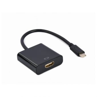Cablexpert USB-C Male - HDMI Female Adapter Black 15cm A-CM-HDMIF-03