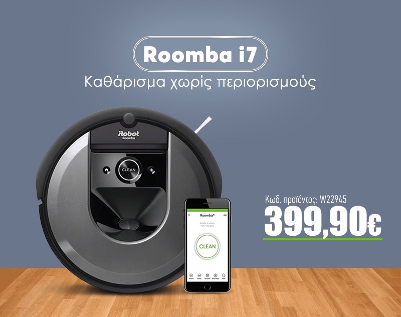 W22945 iRobot Roomba i7 Vacuum Cleaner Black