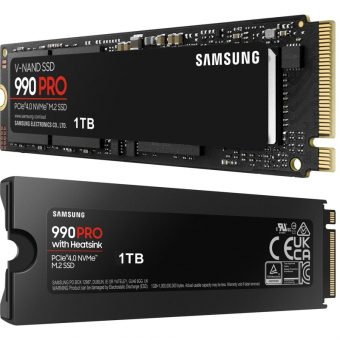 Samsung 990 Pro HS 1TB M.2 2280 PCIe Gen4x4 MZ-V9P1T0CW