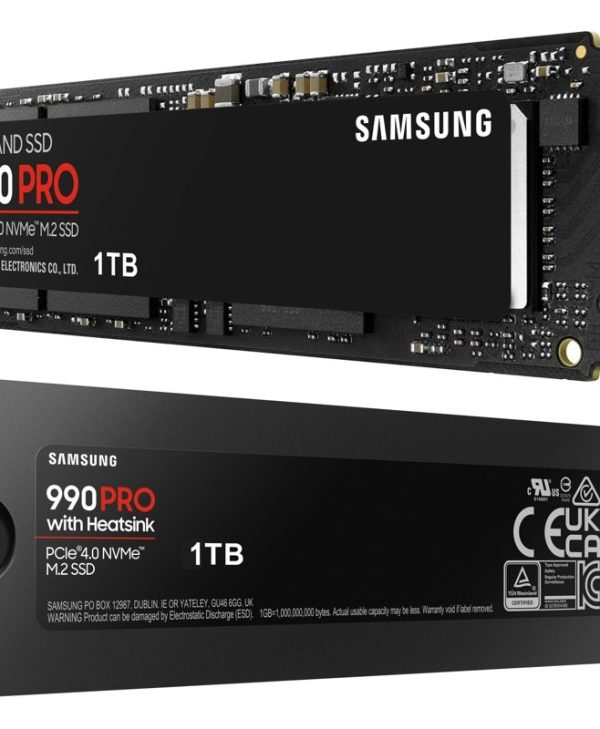 Samsung 990 Pro HS 1TB M.2 2280 PCIe Gen4x4 MZ-V9P1T0CW