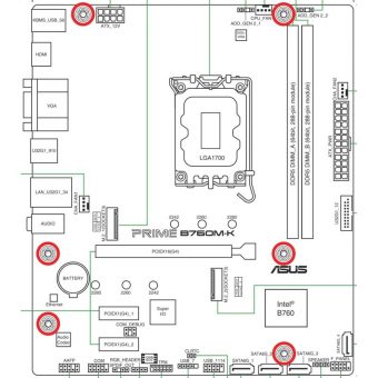 Asus Prime B760M-K 90MB1FI0-M0EAY0 - Image 6