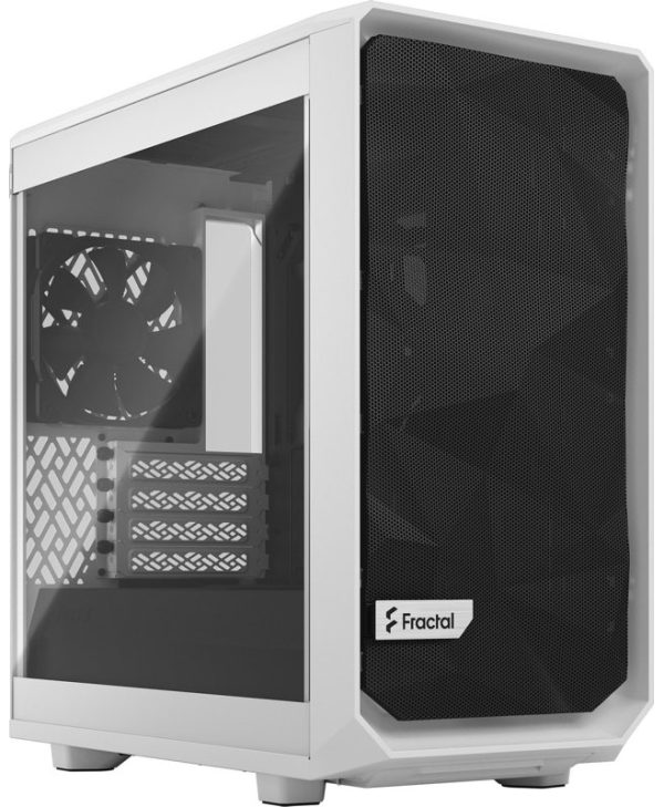 Fractal Design Meshify 2 Mini Tower Tempered Glass Clear Tint White FD-C-MES2M-02