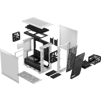 Fractal Design Meshify 2 Mini Tower Tempered Glass Clear Tint White FD-C-MES2M-02 - Image 11