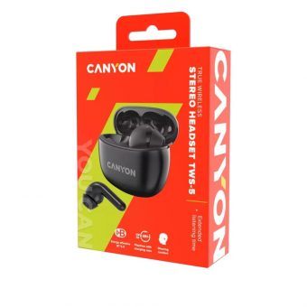 Canyon Headset TWS-5 Black CNS-TWS5B - Image 4
