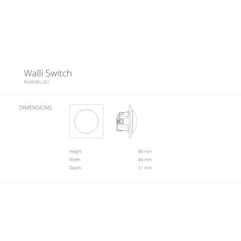 FIBARO Walli Switch White FGWDSEU-221 - Image 5