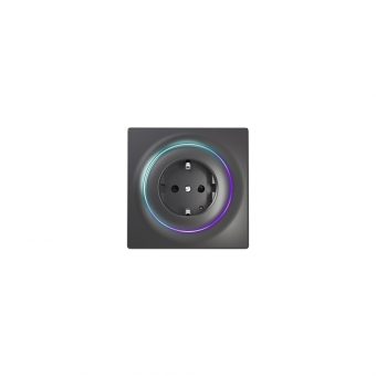 FIBARO Walli Smart Outlet typ F Black FGWOF-011-8