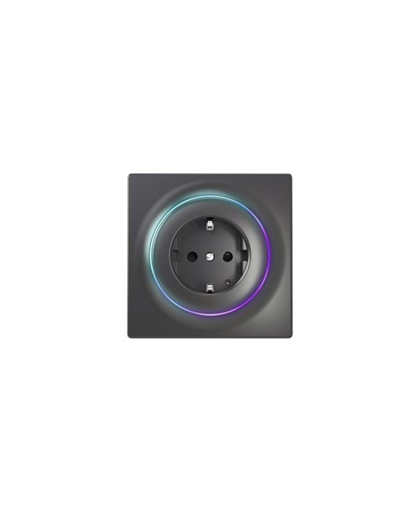 FIBARO Walli Smart Outlet typ F Black FGWOF-011-8