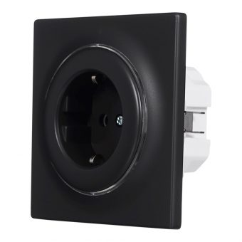 FIBARO Walli Smart Outlet typ F Black FGWOF-011-8 - Image 2