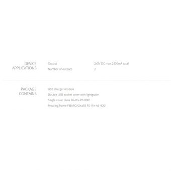 FIBARO Walli N USB Outlet White FGWU-021 - Image 6