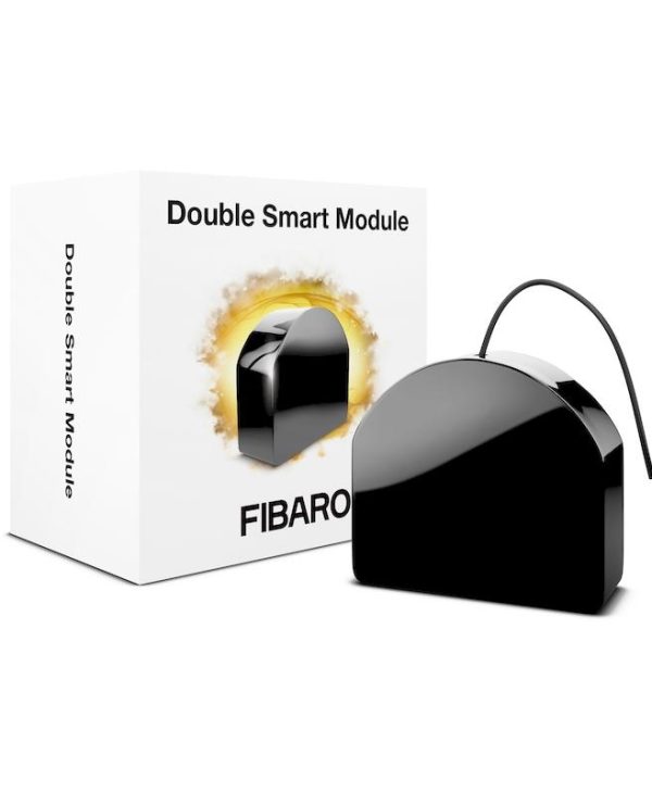 FIBARO Smart Double Module Black FGS-224