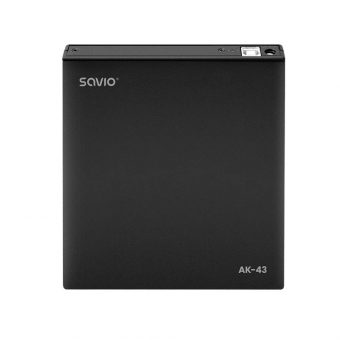 SAVIO AK-43 External Slim CD/DVD R/RW USB Drive Black - Image 2