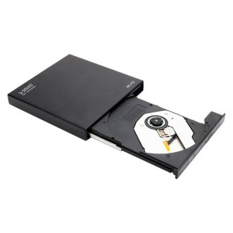 SAVIO AK-43 External Slim CD/DVD R/RW USB Drive Black - Image 3