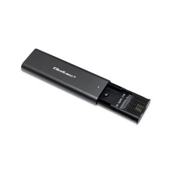 Qoltec M.2 Sata lll Enclosure USB 3.1 Type-C Black 50311 - Image 2