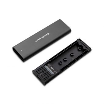 Qoltec M.2 Sata lll Enclosure USB 3.1 Type-C Black 50311 - Image 3