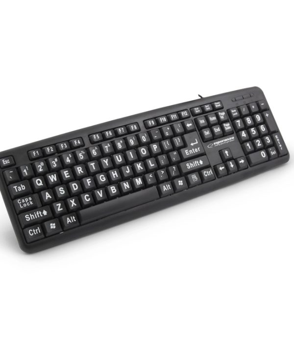 Esperanza Wired Keyboard Black US EK129