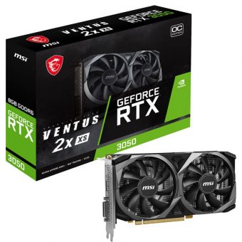 MSI GeForce RTX 3050 Ventus 2X XS OC 8GB GDDR6 V809-4266R