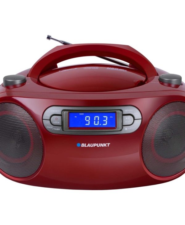Blaupunkt Boombox FM, CD, MP3, USB, AUX  Red BB18RD