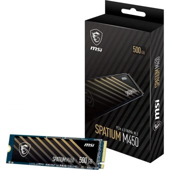 MSI Spatium M450 500GB M.2 2280 PCIe Gen4x4 S78-440K190-P83 - Image 5